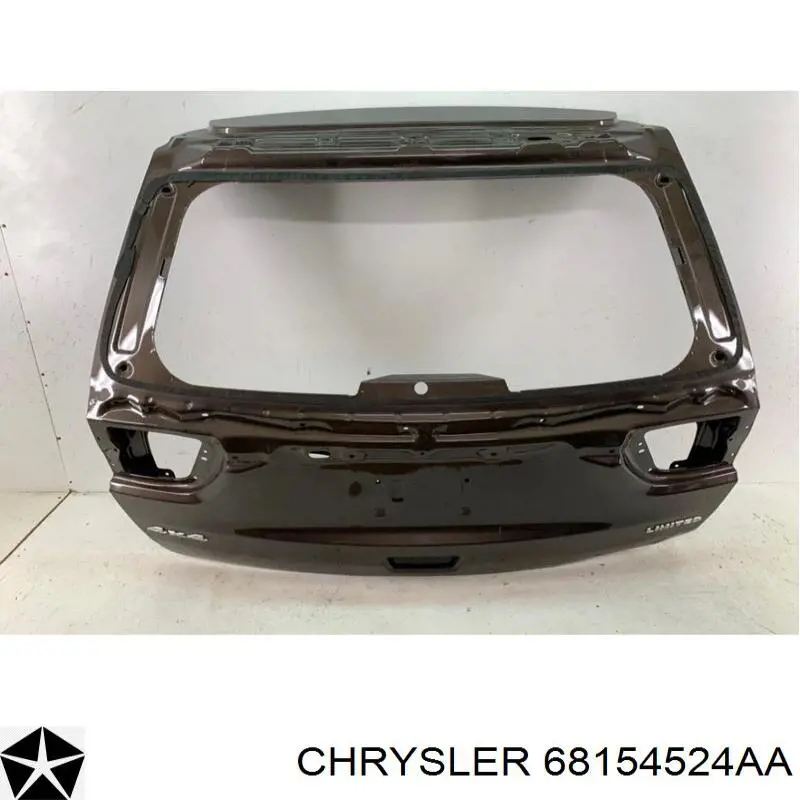 68154524AA Chrysler puerta trasera de maletero (3/5a puerta trasera)