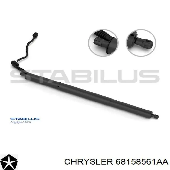 Motor de apertura/cierre del cierre del maletero (puerta trasera 3/5) Chrysler 68158561AA precio, desde 209,09 EUR