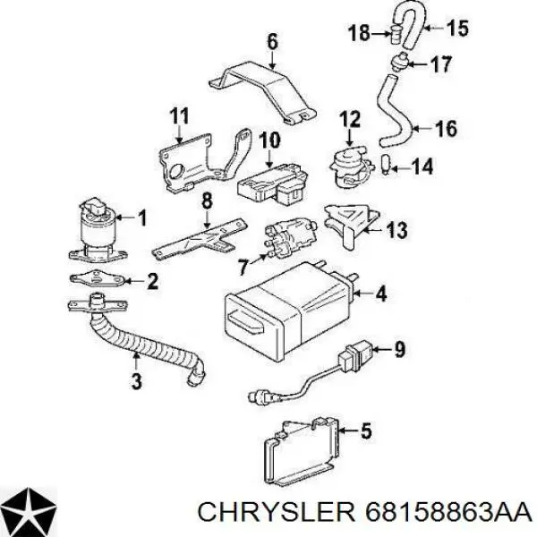 68158863AA Chrysler