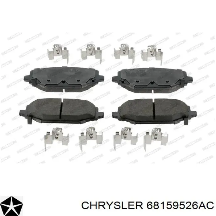 Pastillas traseras de freno Chrysler 68159526AC precio, desde 35,16 EUR