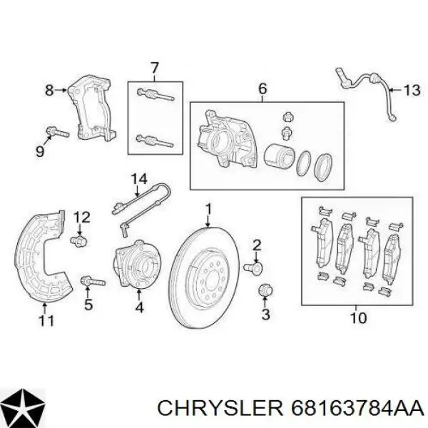 K68163784AA Fiat/Alfa/Lancia