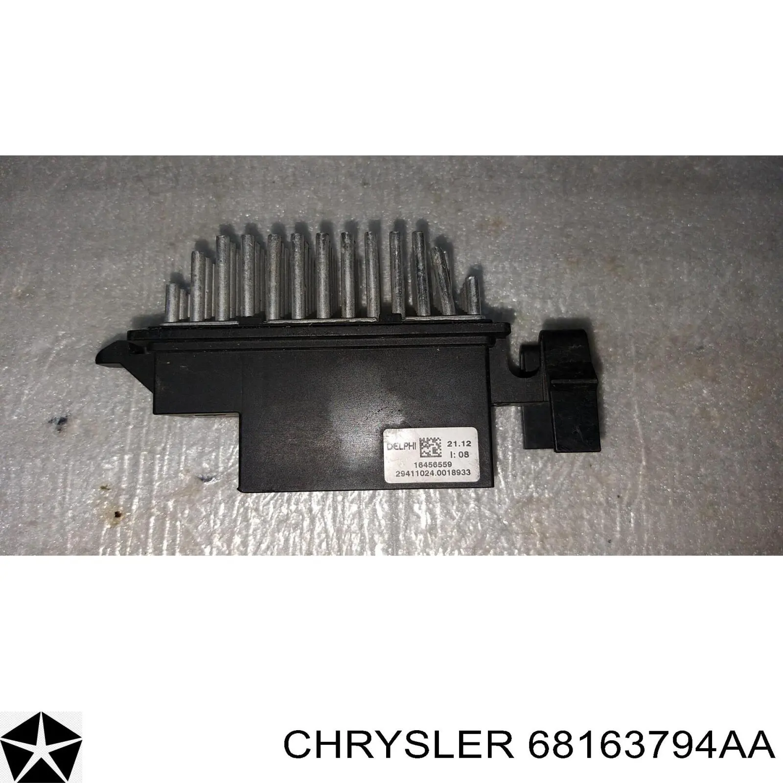 68163794AA Chrysler suspensión, cuerpo del eje trasero