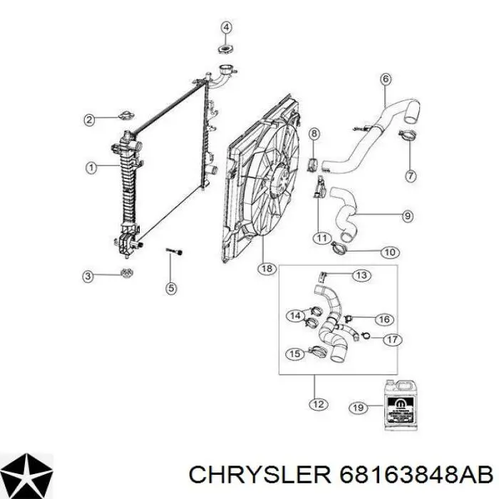 Líquido anticongelante Fiat/Alfa/Lancia (K68163848AA)