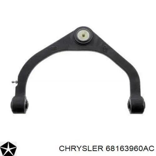 68163960AC Chrysler barra oscilante, suspensión de ruedas delantera, superior derecha