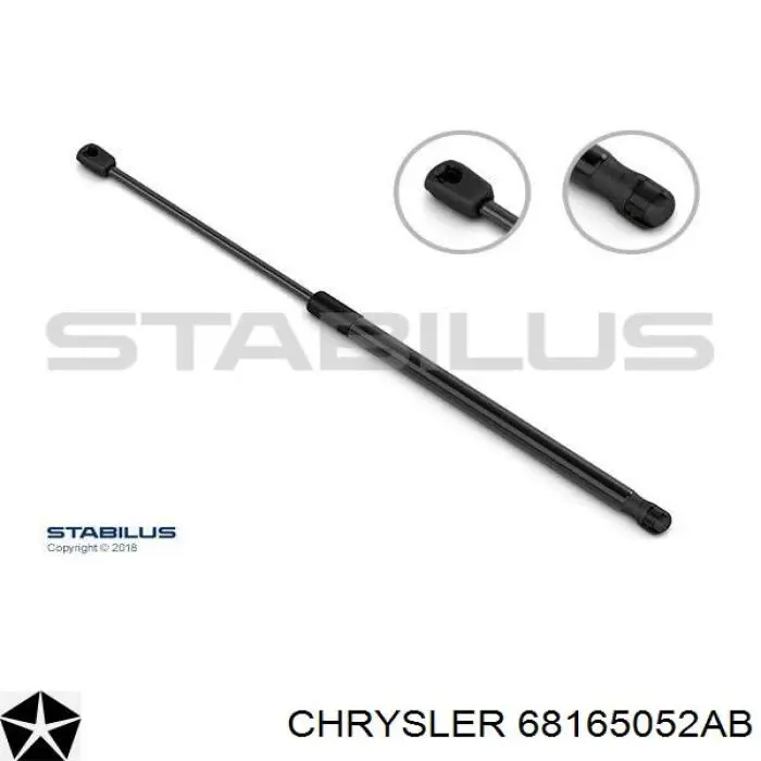 Amortiguador de maletero Chrysler 68165052AF precio, desde 15,52 EUR
