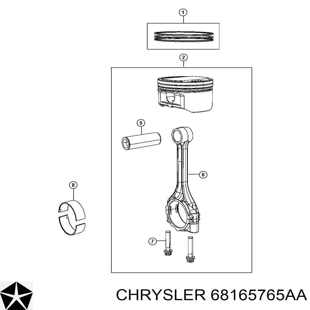 68165765AA Chrysler