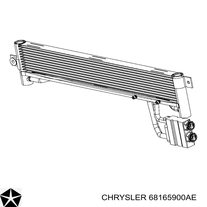 68165900AE Chrysler radiador enfriador de la transmision/caja de cambios