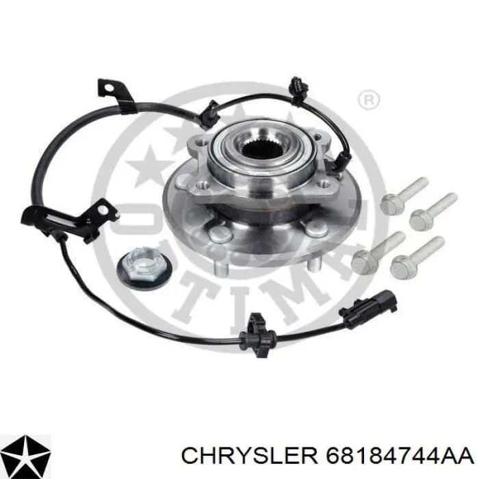 68184744AA Chrysler cubo trasero derecho