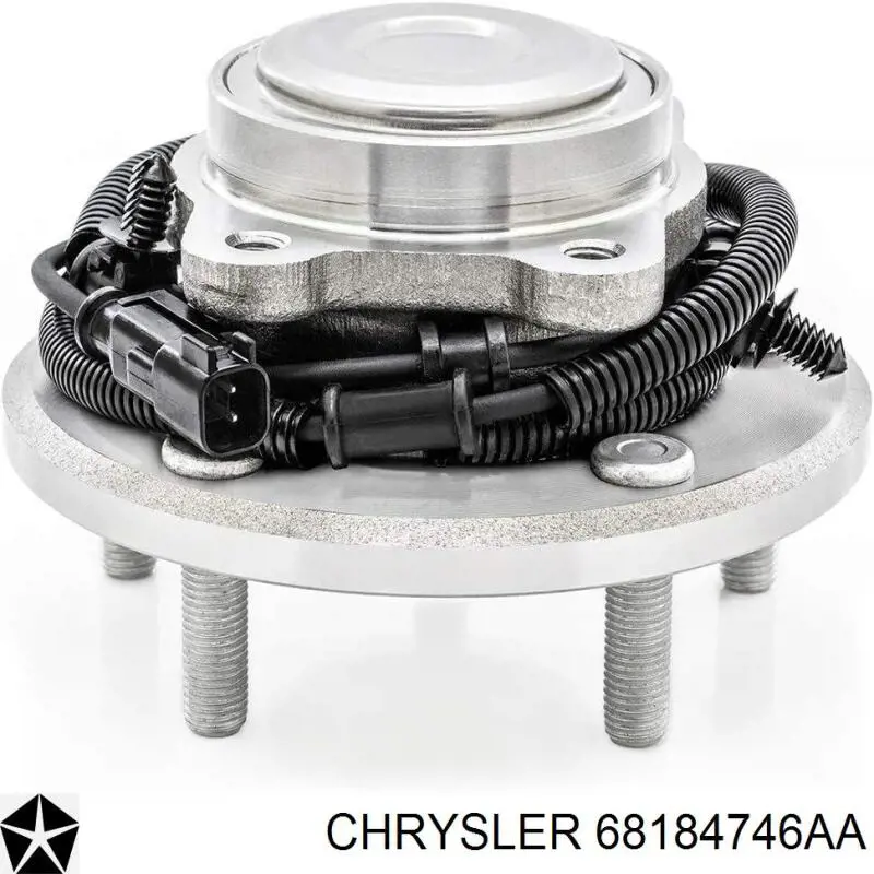 68184746AA Chrysler cubo de rueda trasero