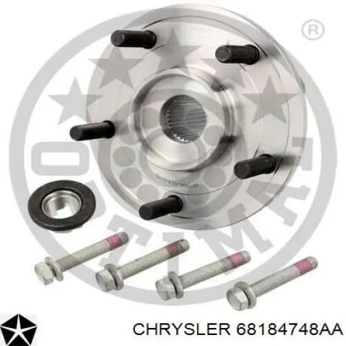 68184748AA Chrysler cubo de rueda delantero