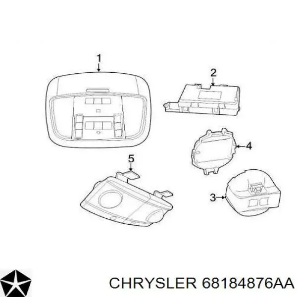 Comprar 68184876AA Chrysler Sensor de lluvia