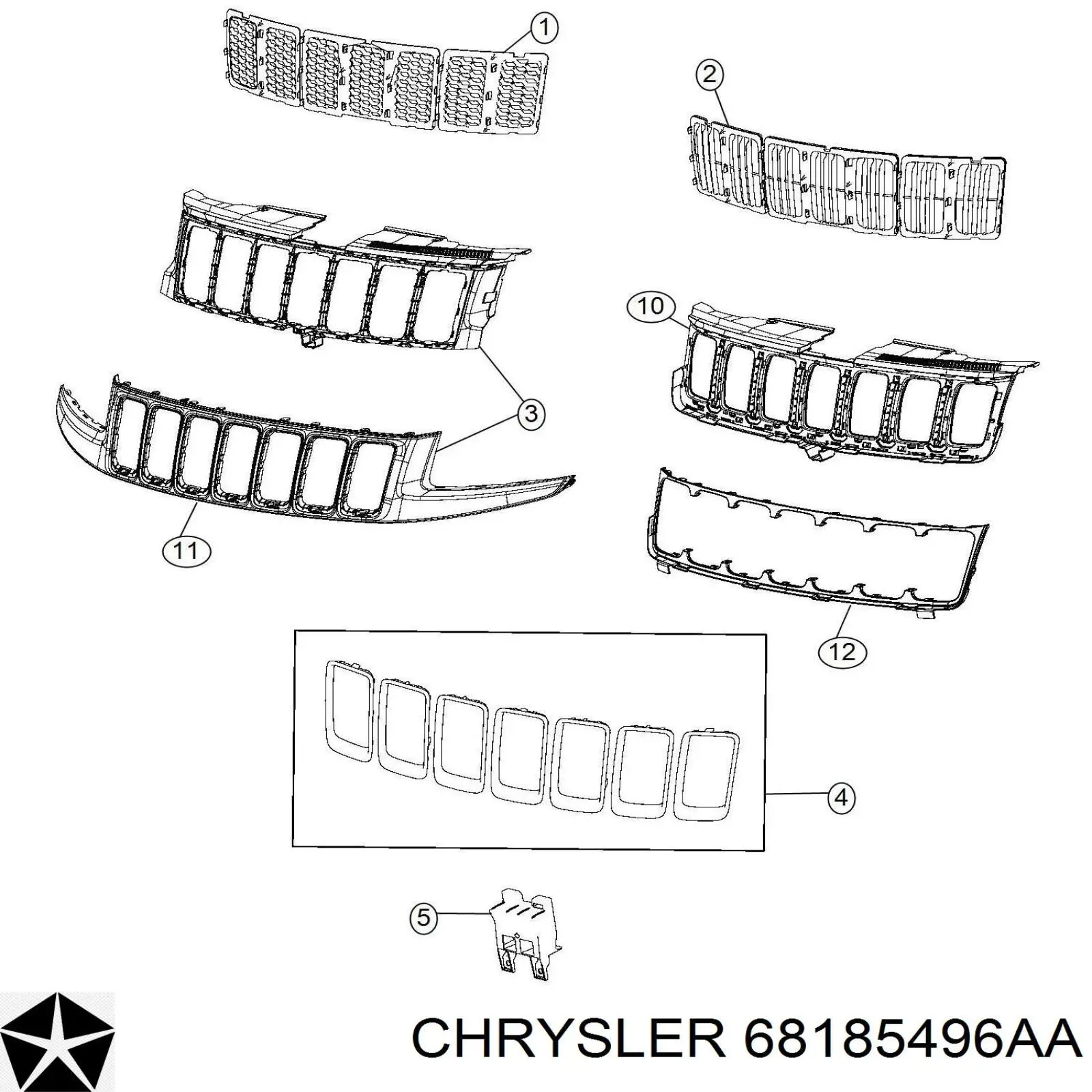 68185496AA Chrysler