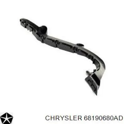 68190680AD Chrysler soporte de guía para parachoques trasero, derecho