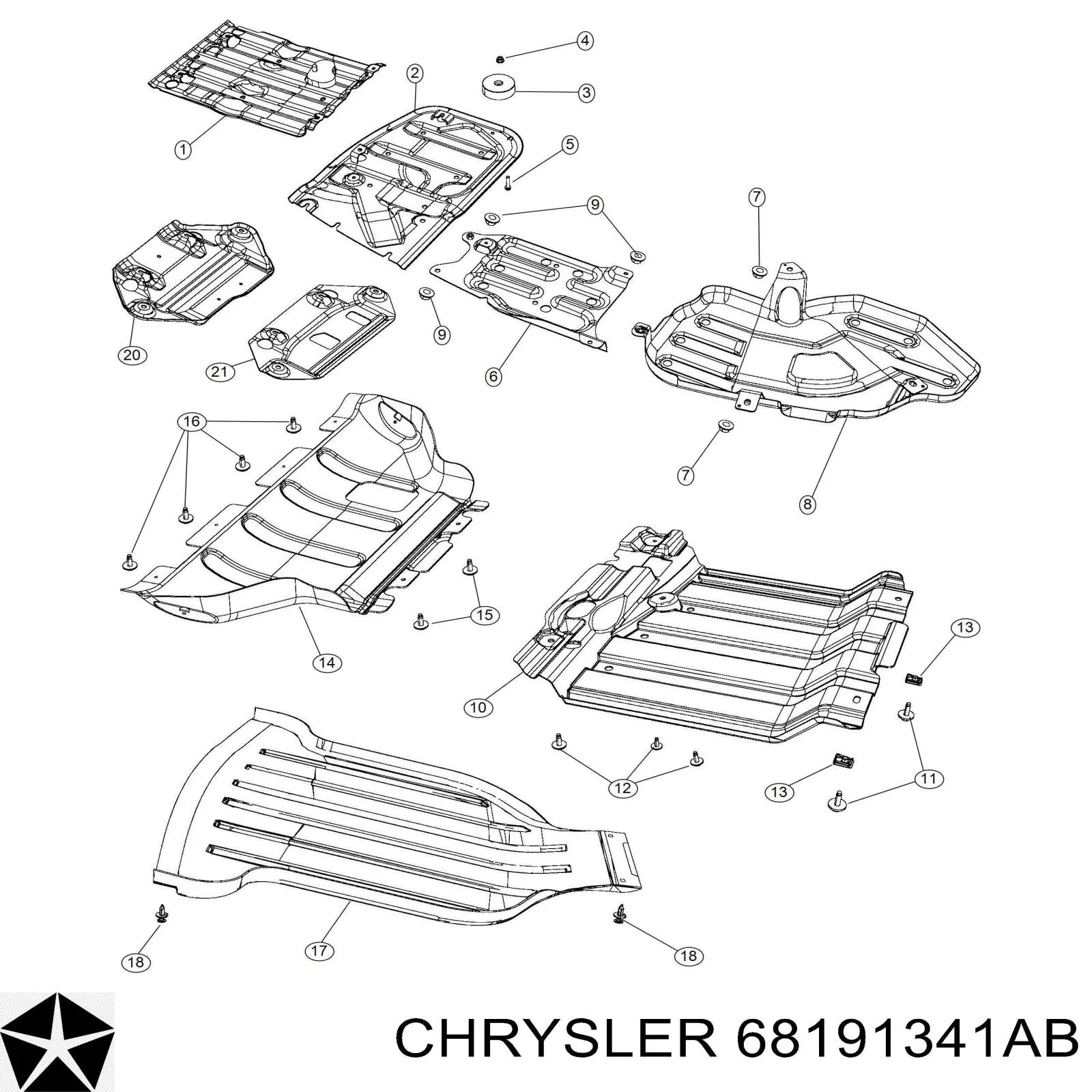 68191341AB Chrysler