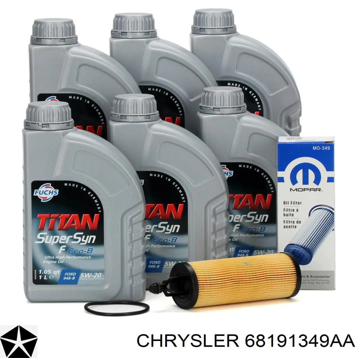 68191349AA Chrysler filtro de aceite