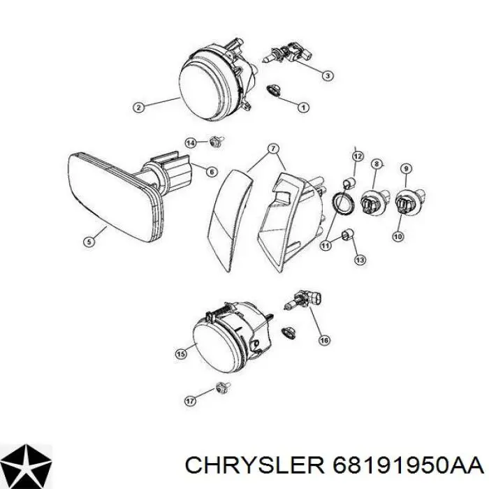 68191950AA Chrysler