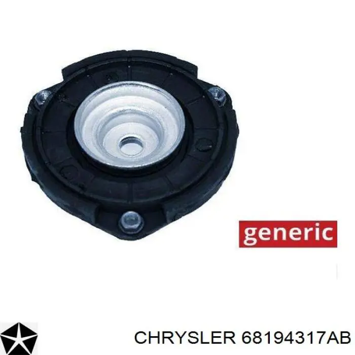 68194317AB Chrysler soporte amortiguador delantero izquierdo