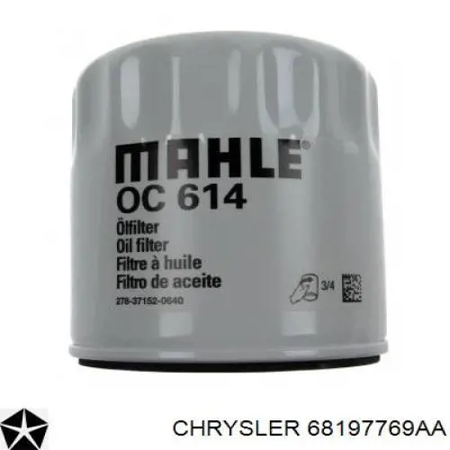 68197769AA Chrysler filtro de aceite
