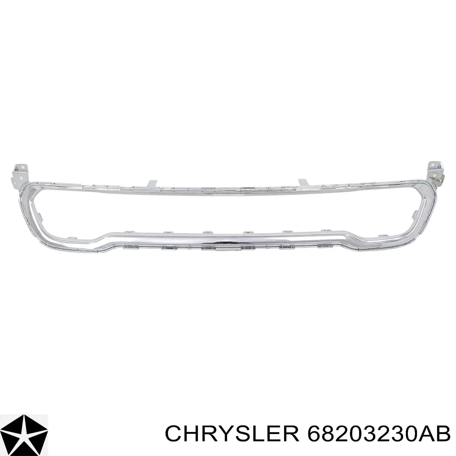 Comprar K68203230AB Fiat/Alfa/Lancia Moldura de la rejilla del radiador