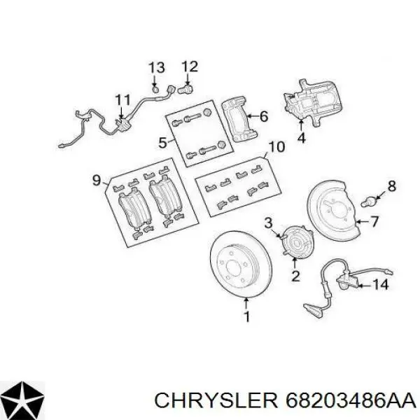 K68203486AA Fiat/Alfa/Lancia