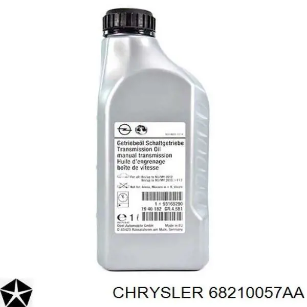 Comprar 68210057AA Chrysler Aceite caja de cambios