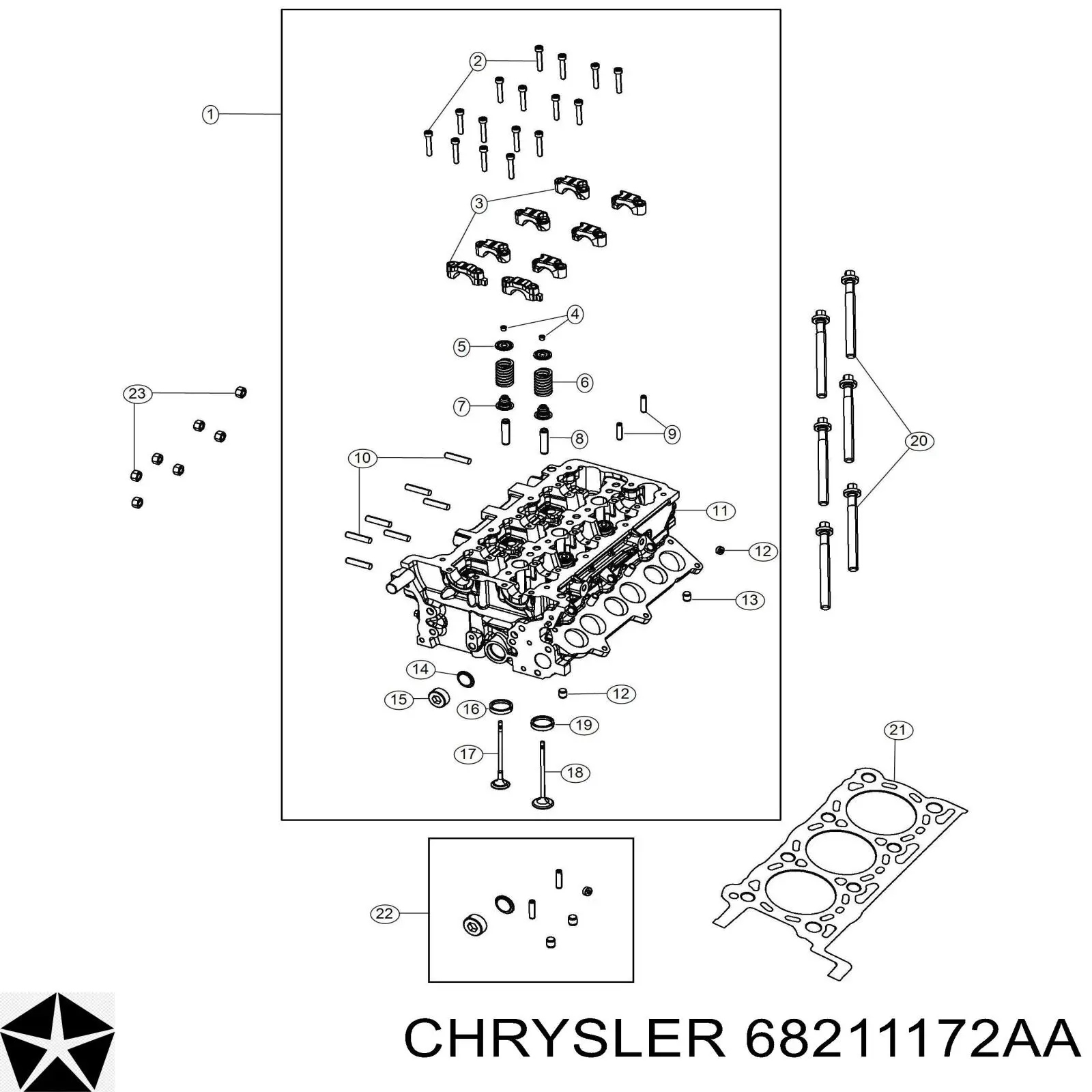 68211172AA Chrysler