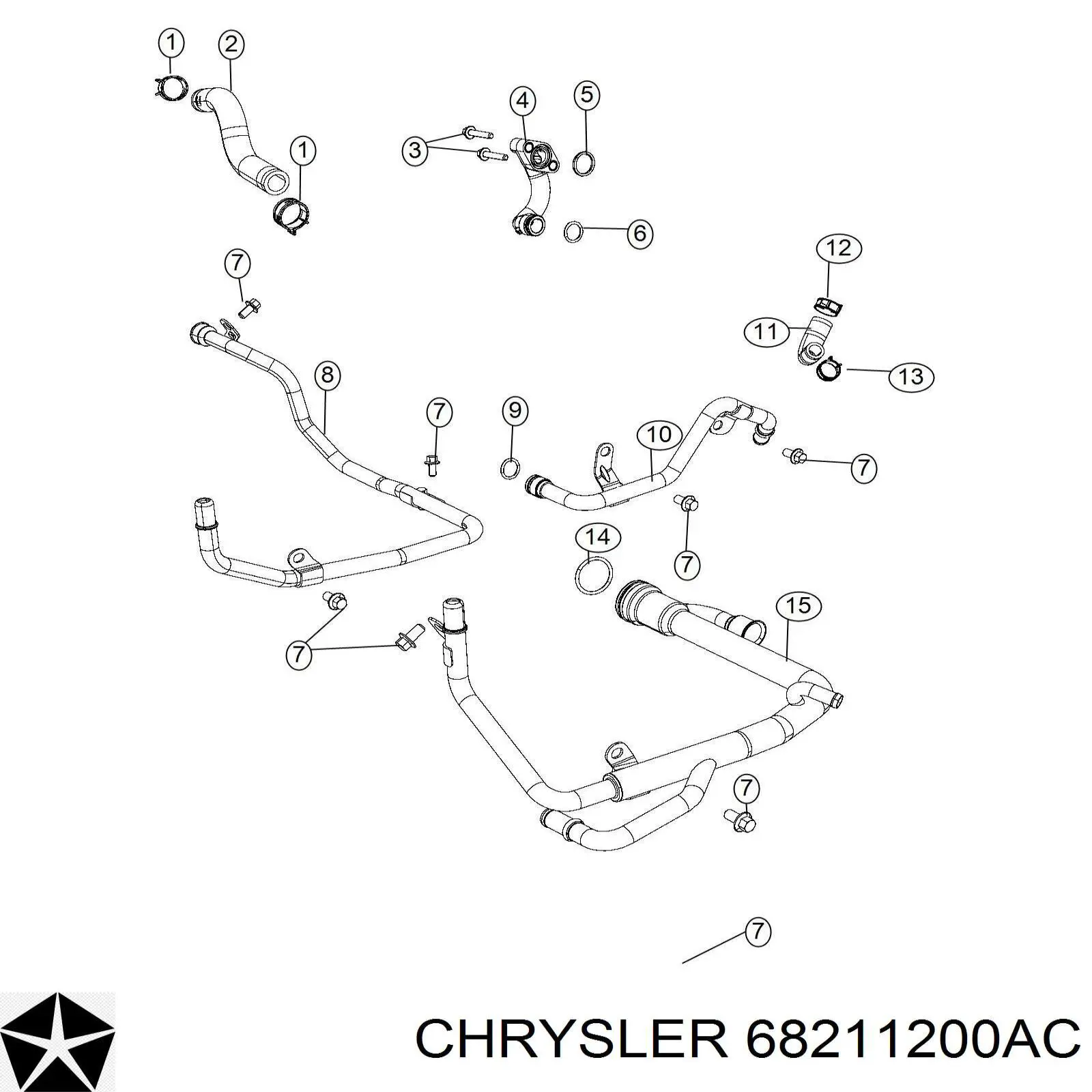 K68211200AC Fiat/Alfa/Lancia