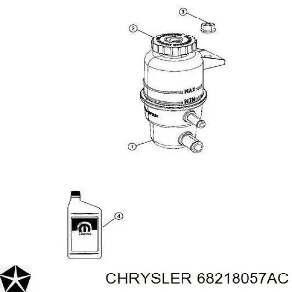 Aceite para transmisión automática  Chrysler 68218057AC precio, desde 16,83 EUR