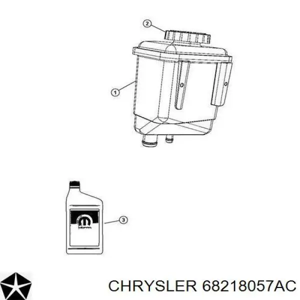 Comprar 68218057AC Chrysler Aceite caja de cambios