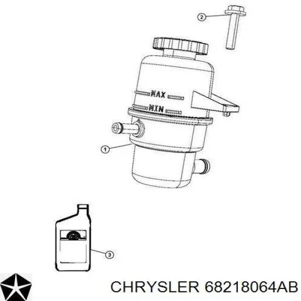 Chrysler Aceite transmisión (68218064AB)