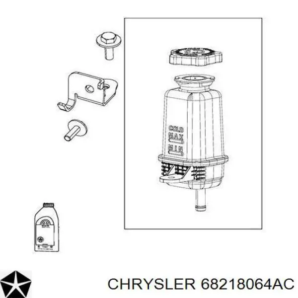 Chrysler Aceite transmisión (68218064AC)