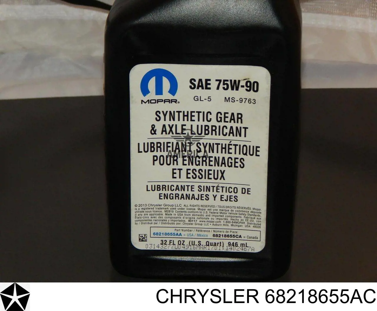 Aceite para transmisión automática  Chrysler 68218655AC precio, desde 15,42 EUR