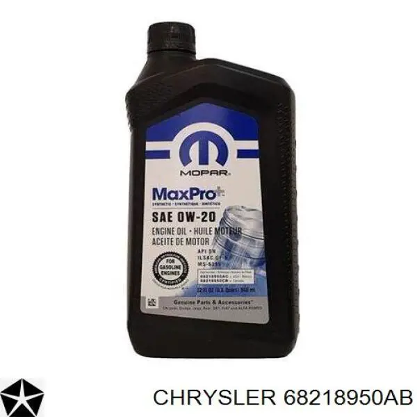 Aceite motor Chrysler 68218950AB precio, desde 17,09 EUR