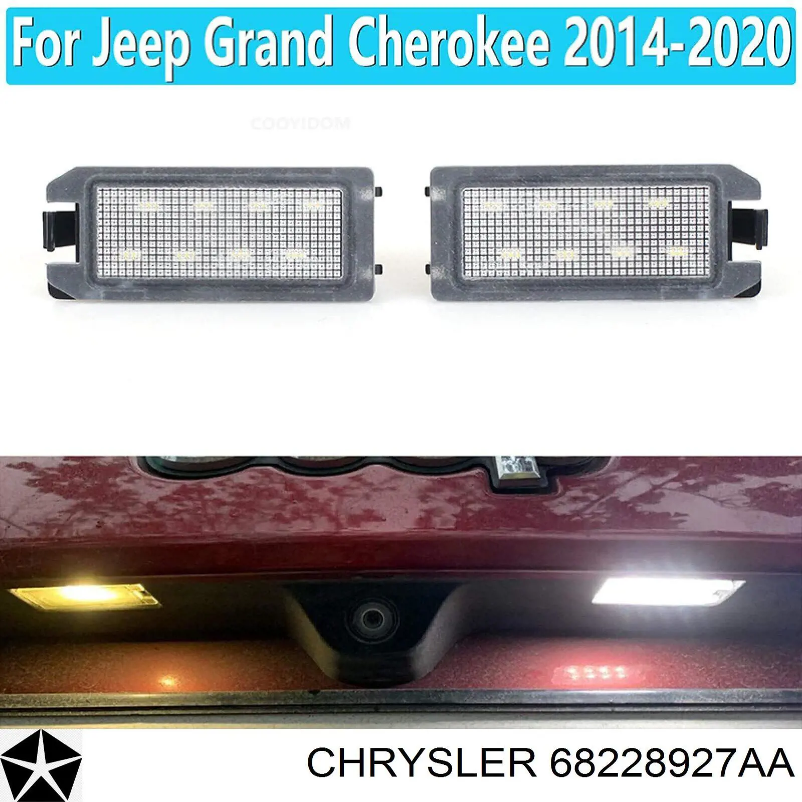 Comprar 68228930AA Chrysler Luz matricula