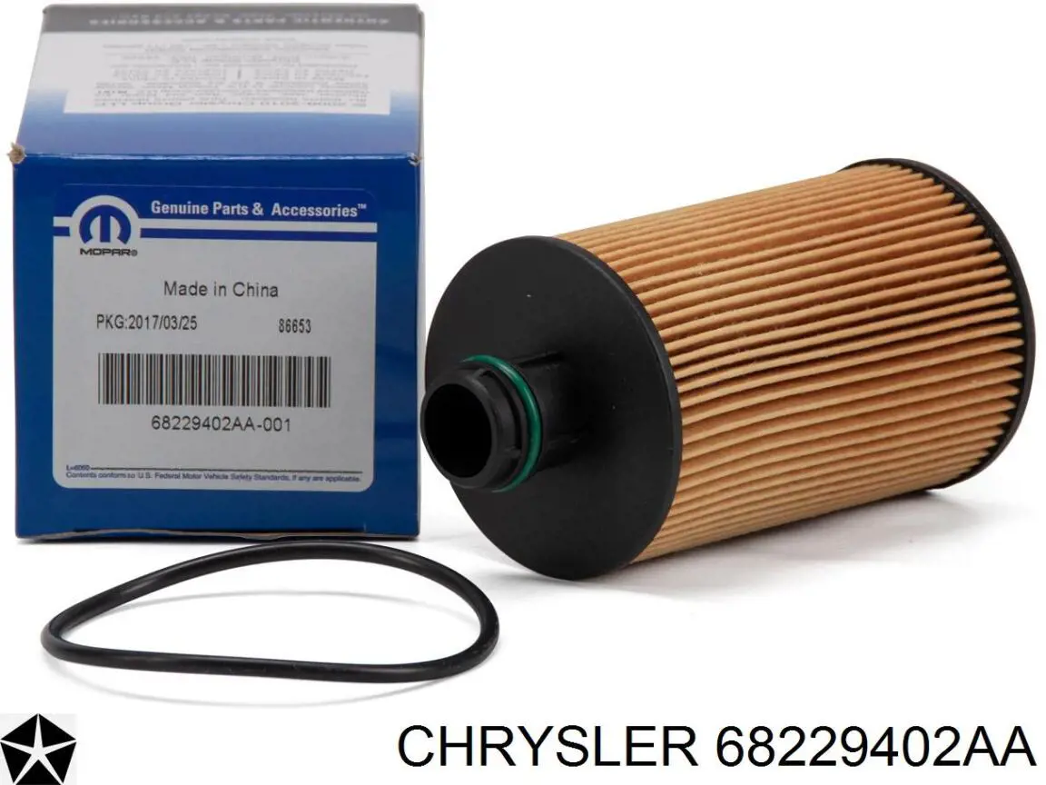 Filtro de aceite 68229402AA Chrysler