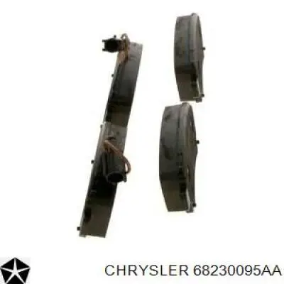 68230095AA Chrysler pastillas de freno traseras