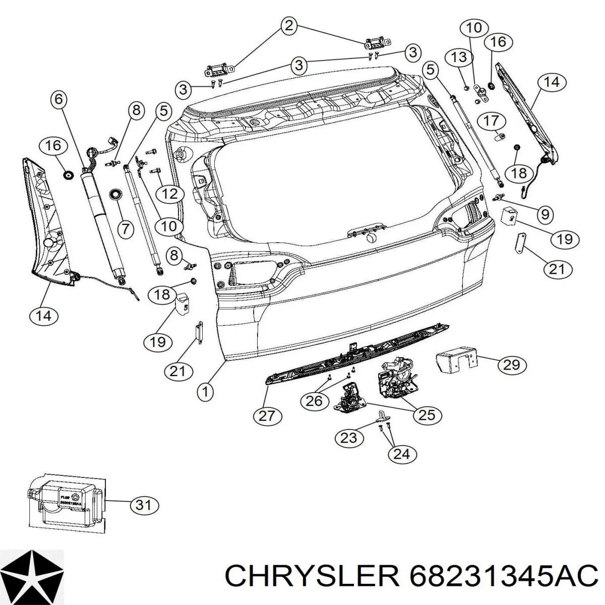 68231345AC Chrysler