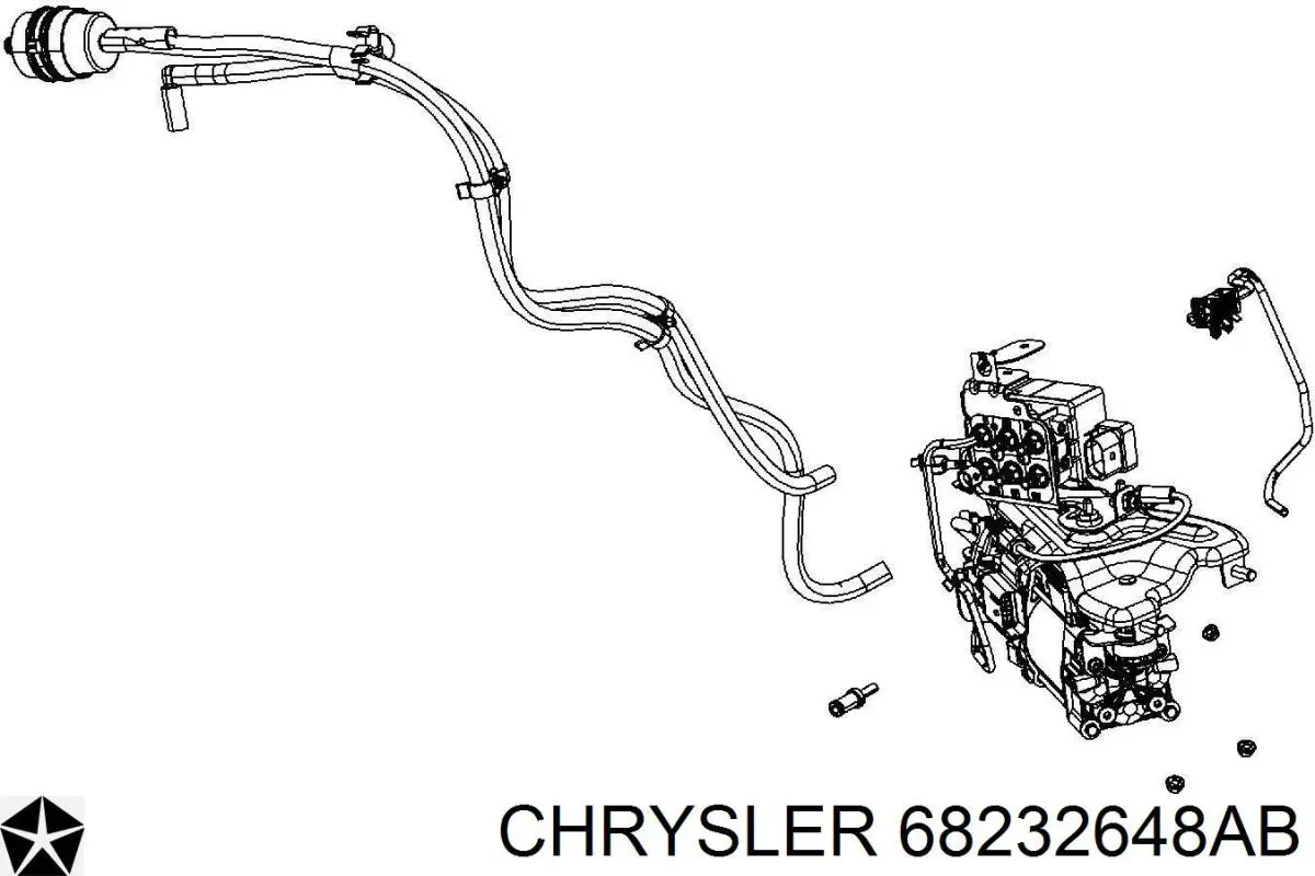 68232648AB Chrysler bomba de compresor de suspensión neumática