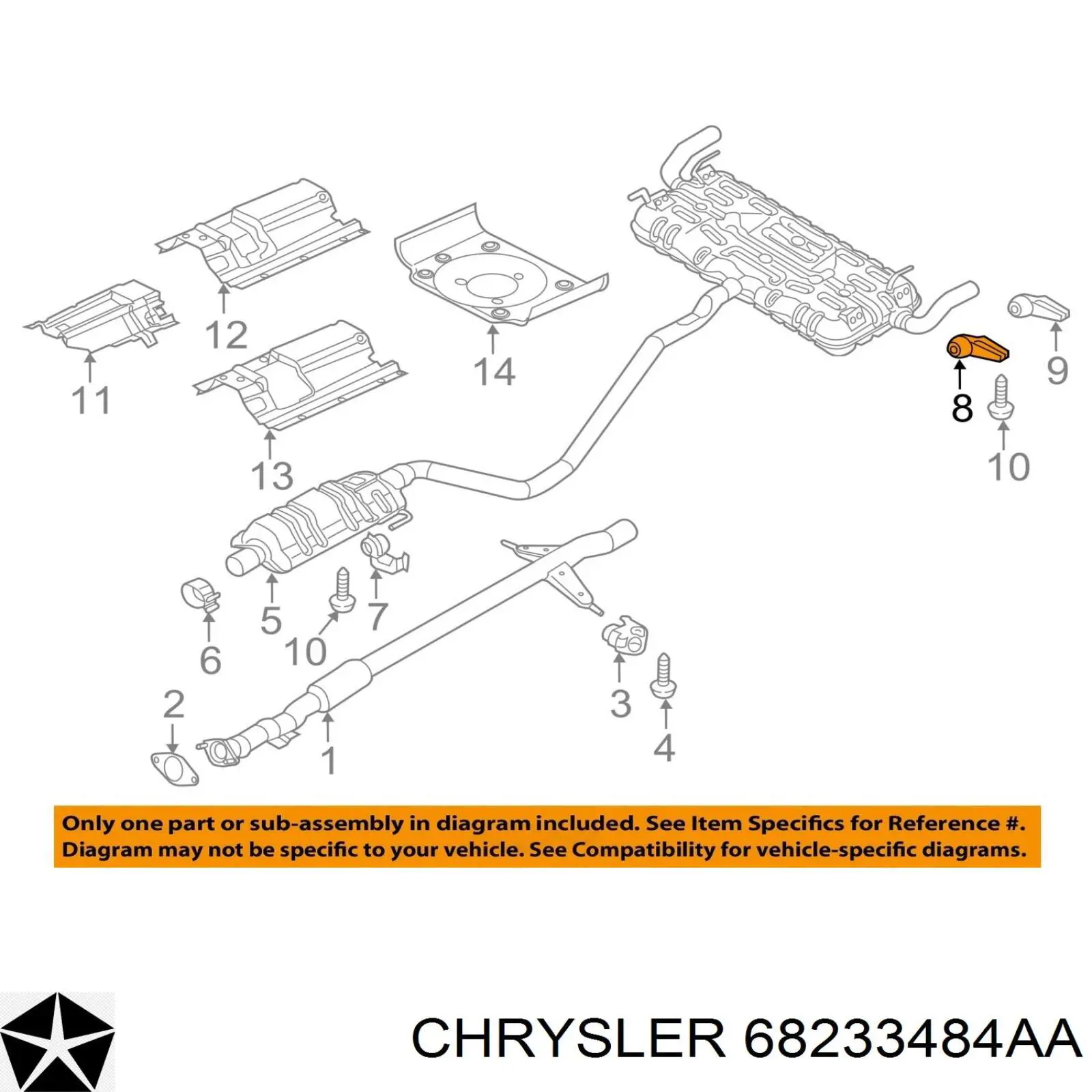 K68233484AA Fiat/Alfa/Lancia