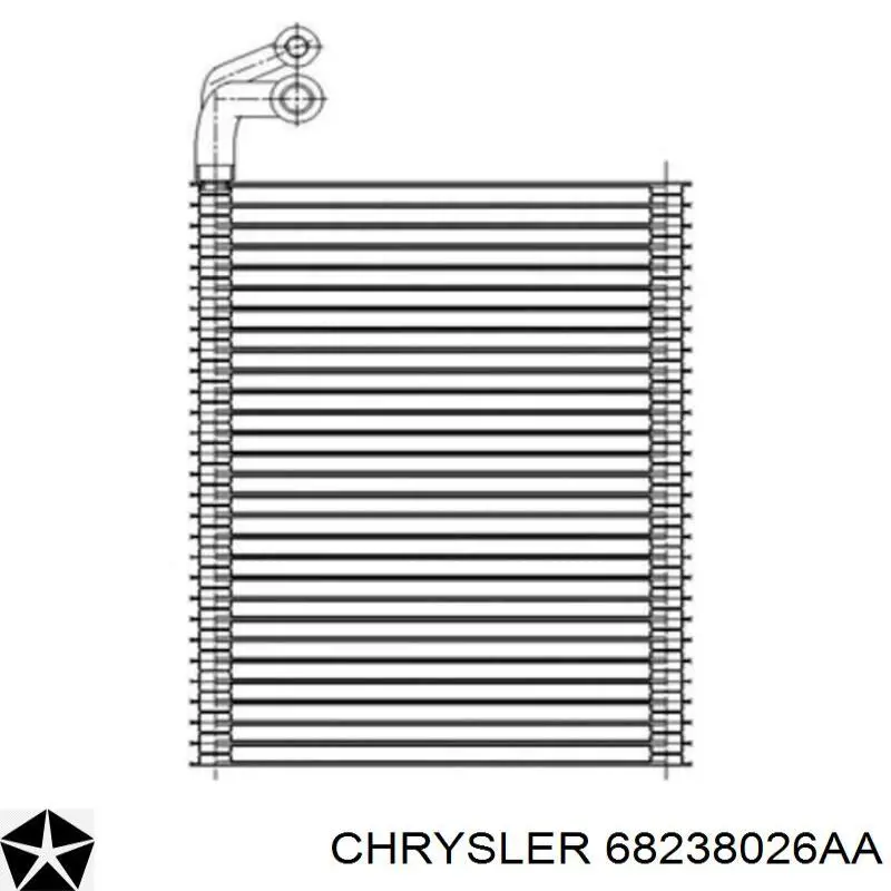 4712174 GPD evaporador, aire acondicionado