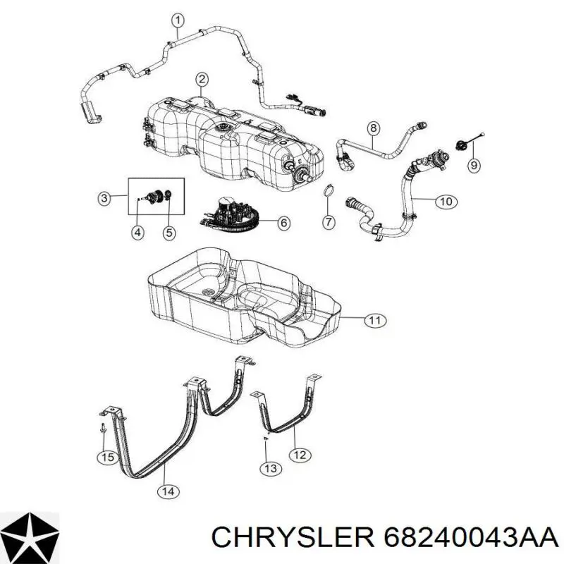 68240043AA Chrysler bomba adblue
