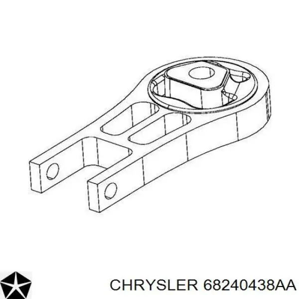 K68172350AD Fiat/Alfa/Lancia soporte de motor trasero