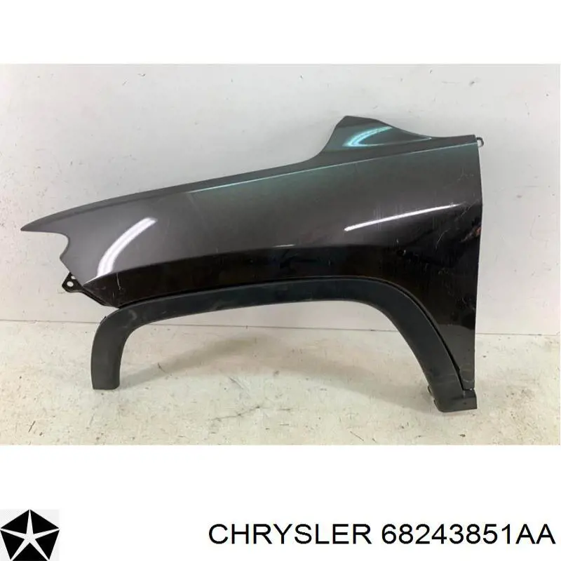 68243717AD Chrysler guardabarros delantero izquierdo