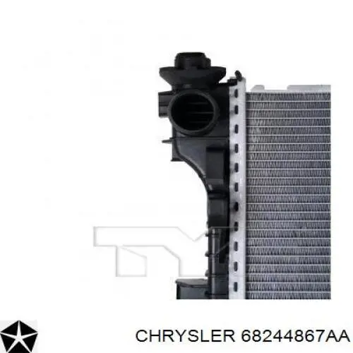 68244867AA Chrysler radiador