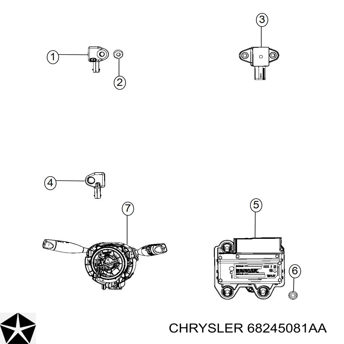  Chrysler 68245081AA precio, desde 39,20 EUR
