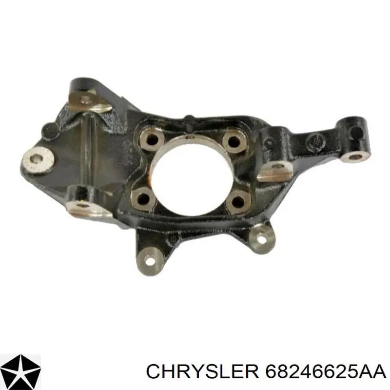 68246625AA Chrysler Mangueta trasera izquierda