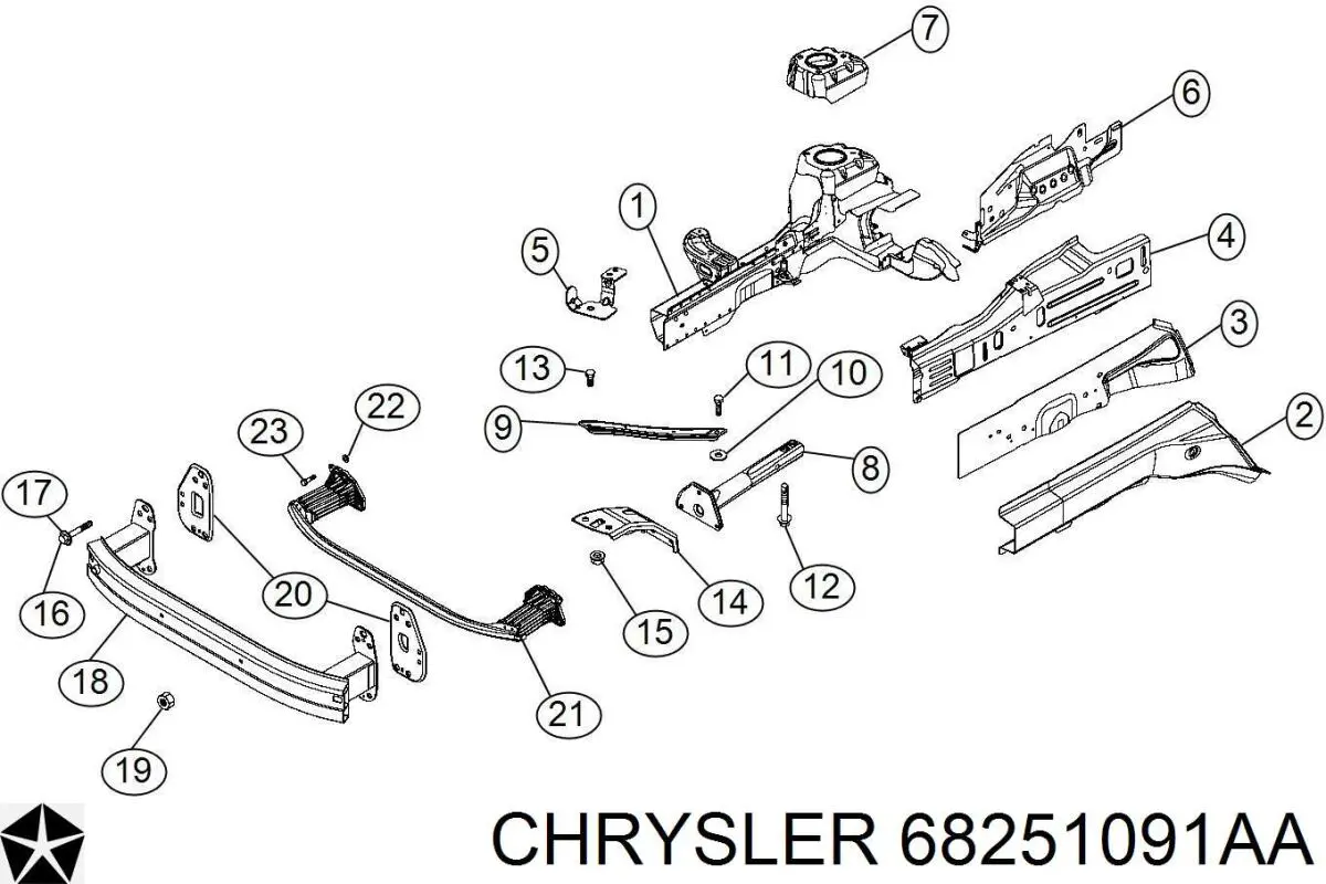 68251091AA Chrysler