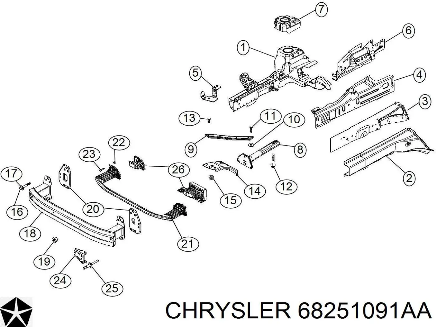  Chrysler 68251091AA precio, desde 24,20 EUR