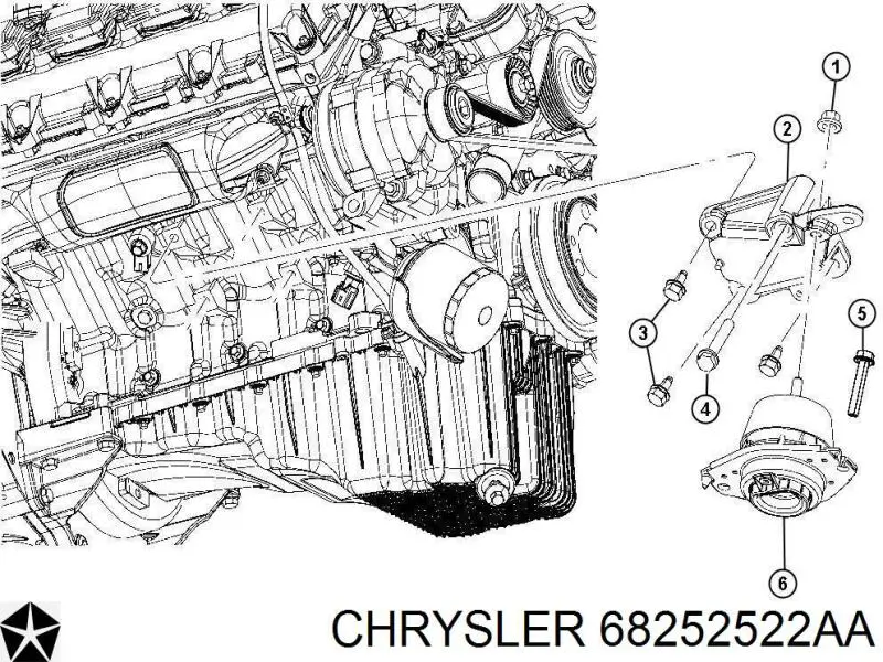 68252522AA Chrysler