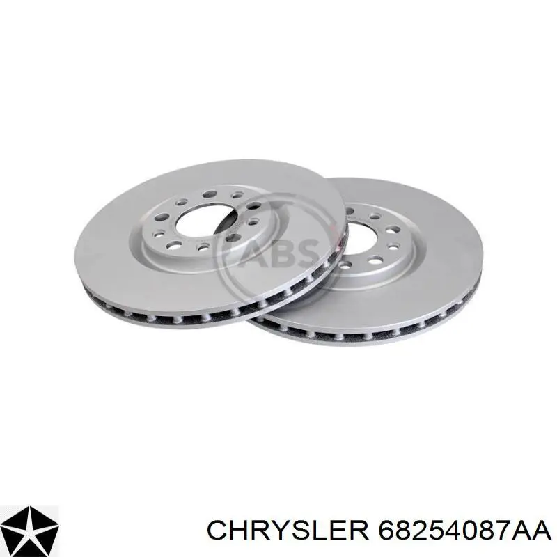 Frenos delanteros Chrysler 68254087AA precio, desde 61,39 EUR